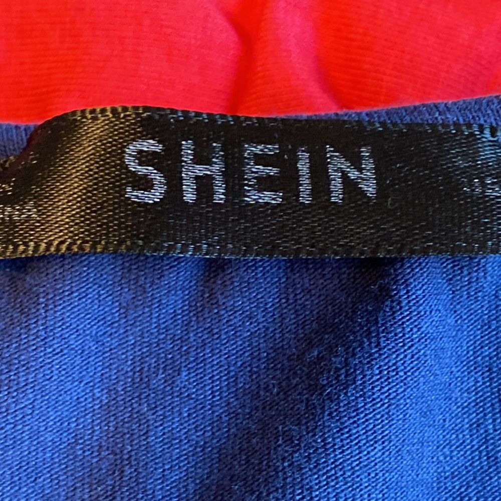 Shein Ladies Tunic in navy with gray stripes, Size Small EUC gently worn - Picture 7 of 7